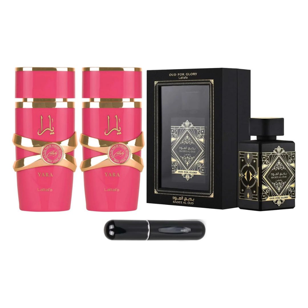 2 UNIDADES YARACANDY+OUDGLORYESTUCHE+PER